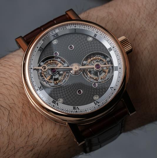 Breguet Double Tourbillon 5349 镶钻腕表（图4）