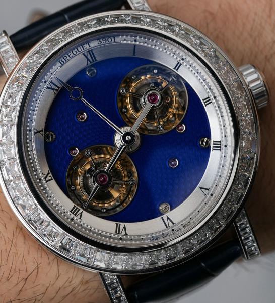 Breguet Double Tourbillon 5349 镶钻腕表（图5）